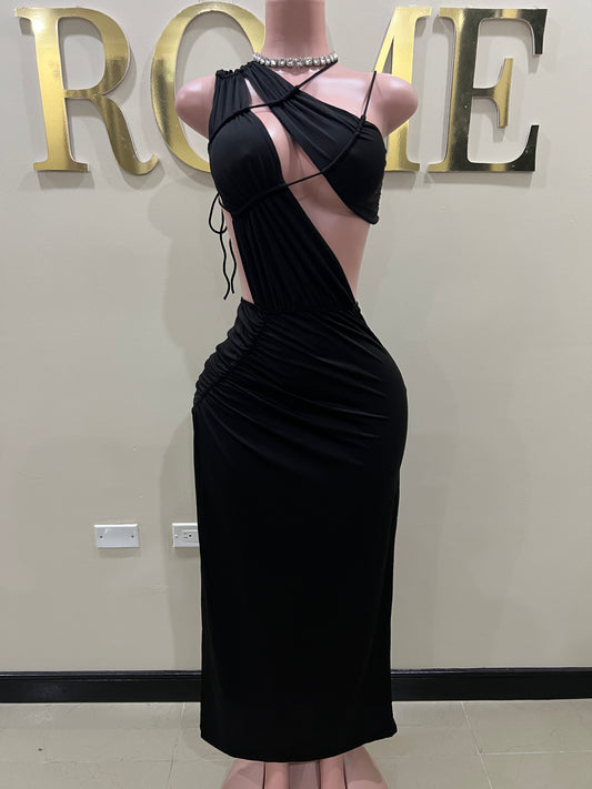 Amelia Giselle Dress (Black)