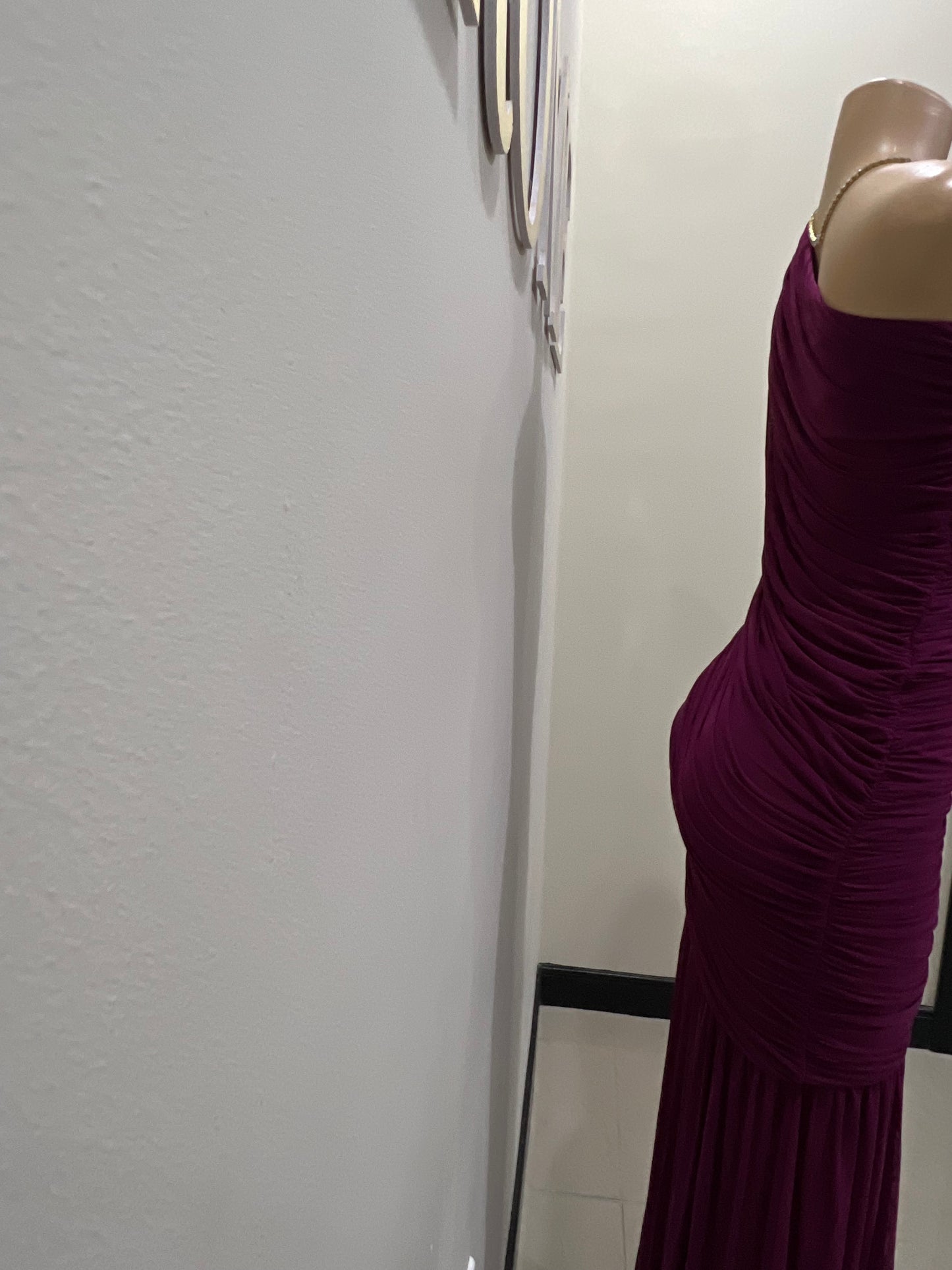 Michelle Aviv Split Dress (Bright Purple)