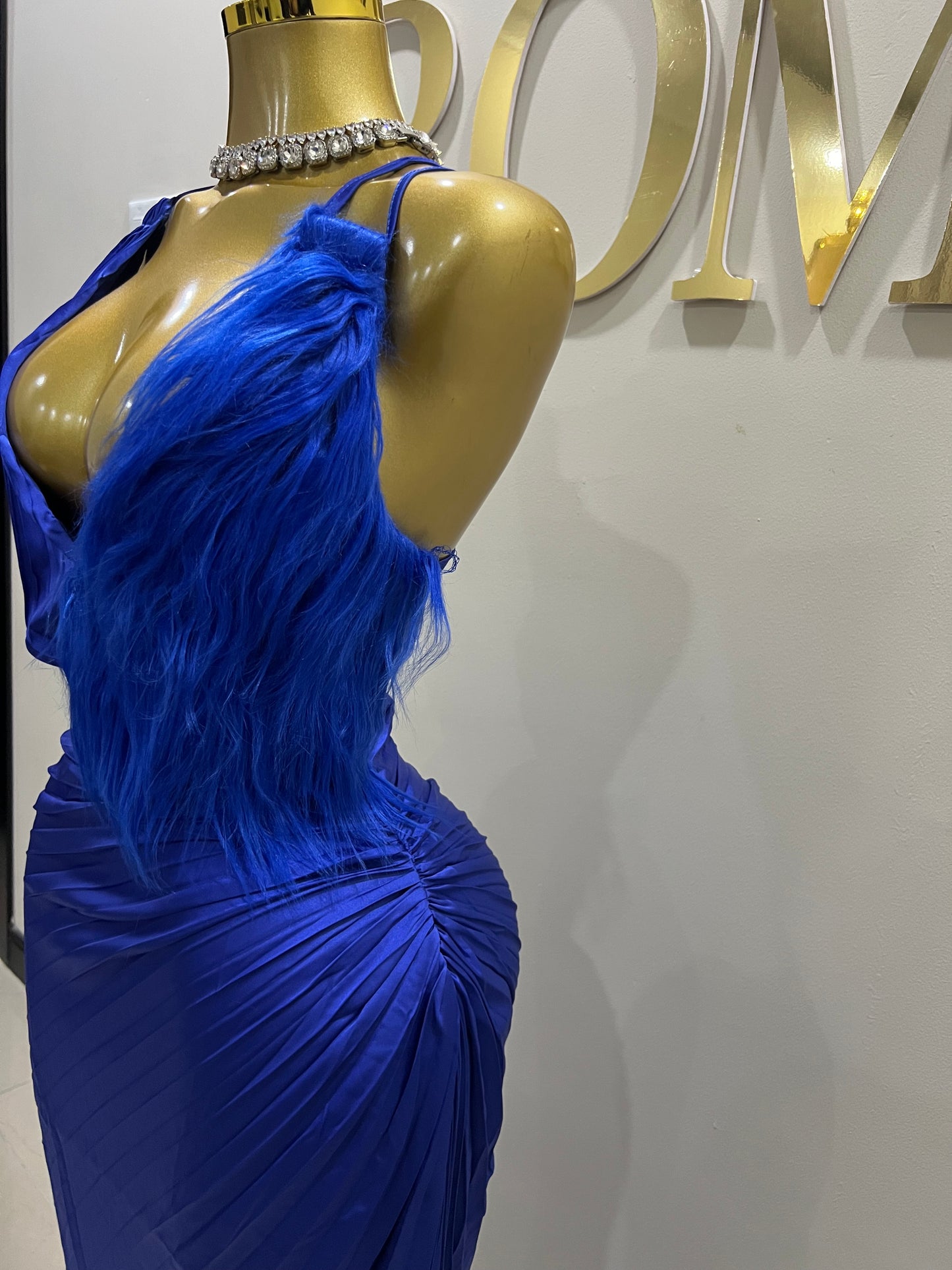 Carli Slay Dress (Blue)