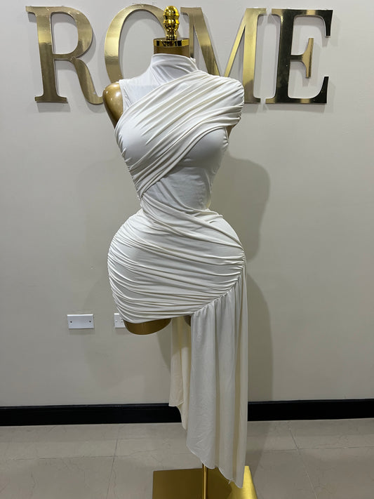 Samira Allegra Dress (Beige)