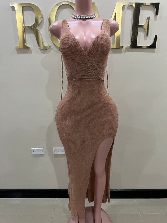 Lianna Resort Dress (Brown)