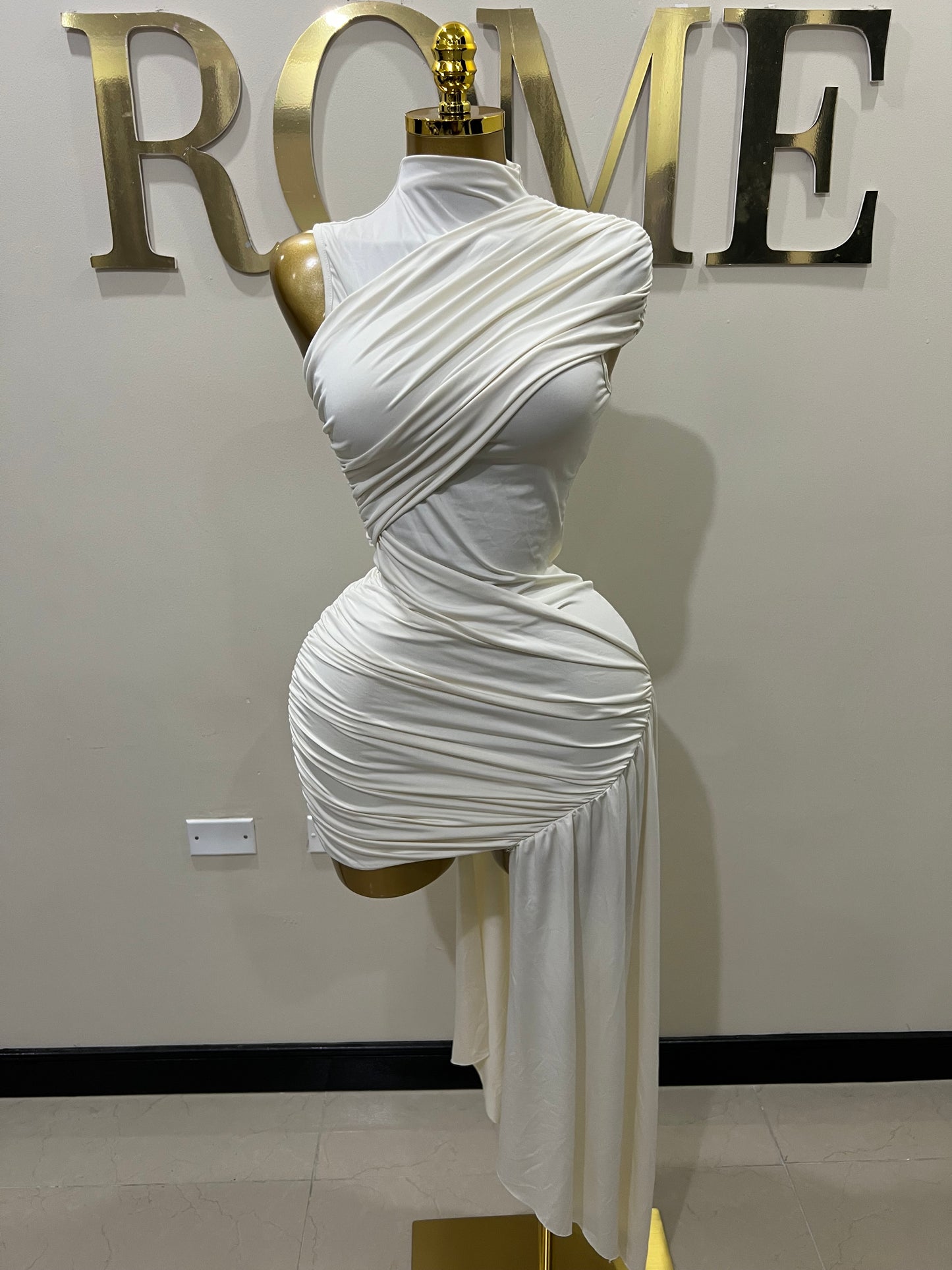 Samira Allegra Dress (Beige)