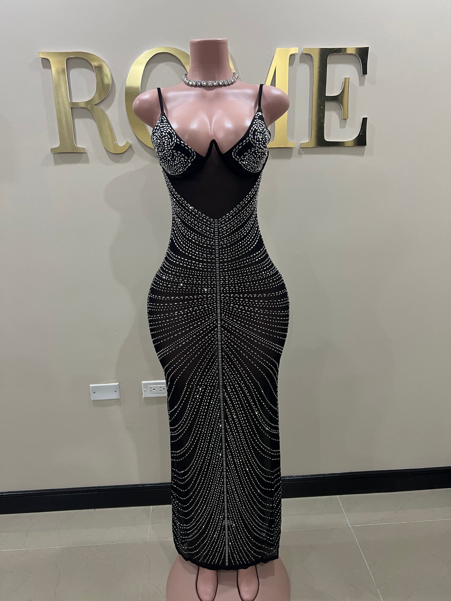 Medusa Dress (Black)