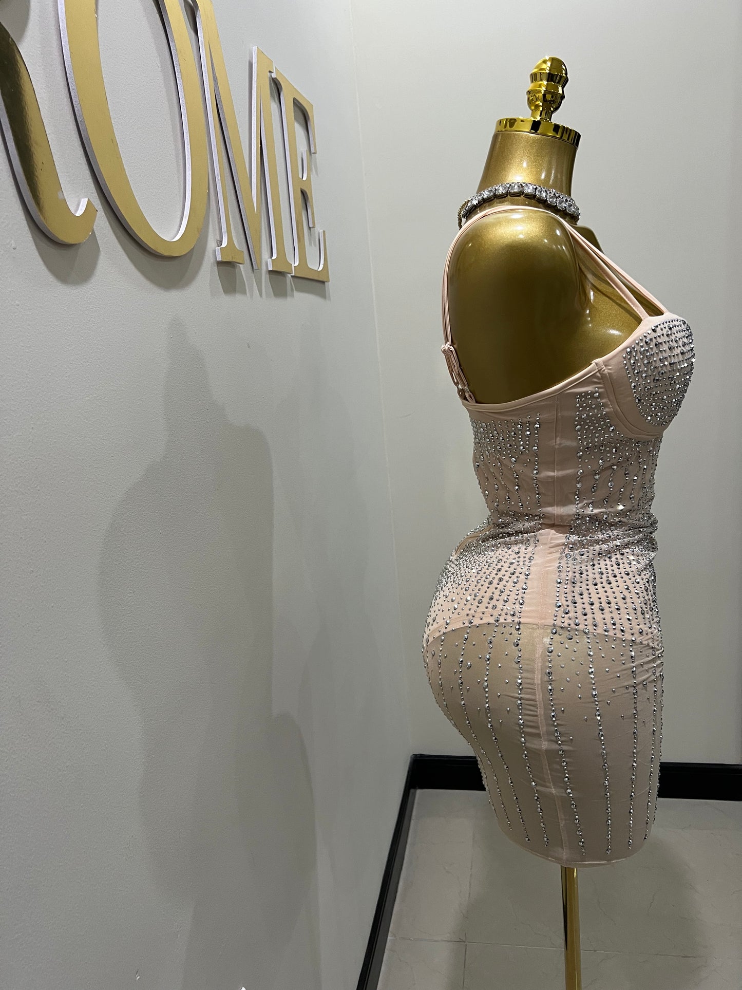 Ashanti Dress (Nude)