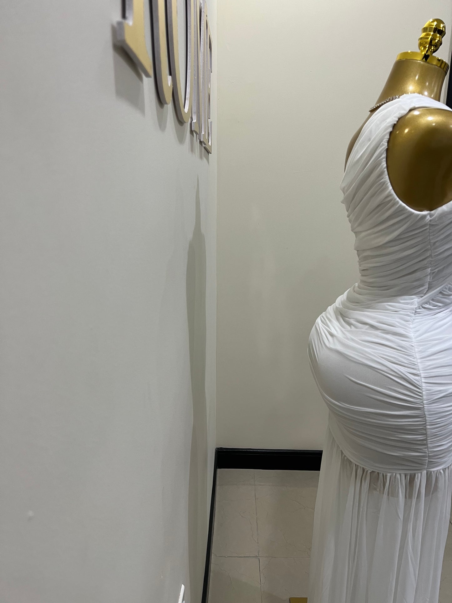 Michelle Kay Dress (White)