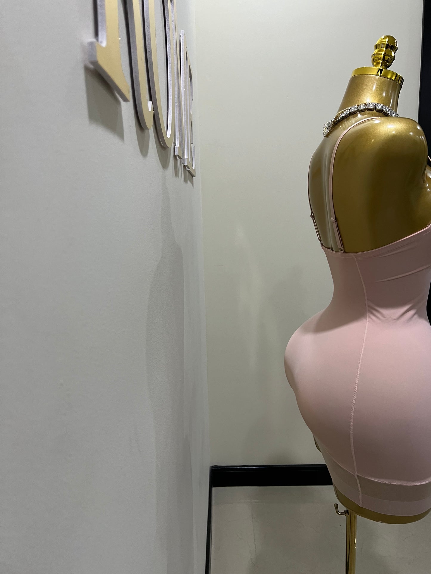 Shapewear Lingerie Dress (Dusty-Pink)