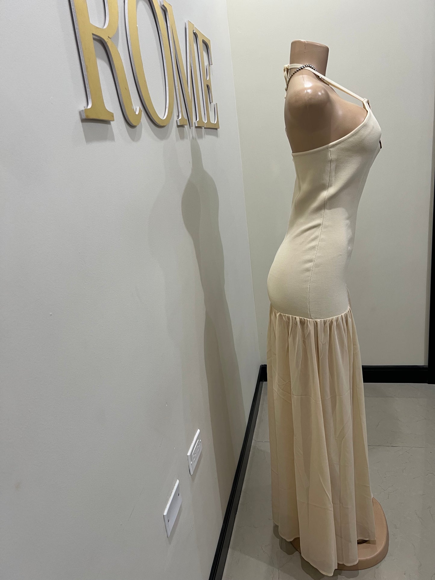 Camila Nara Dress (Cream)