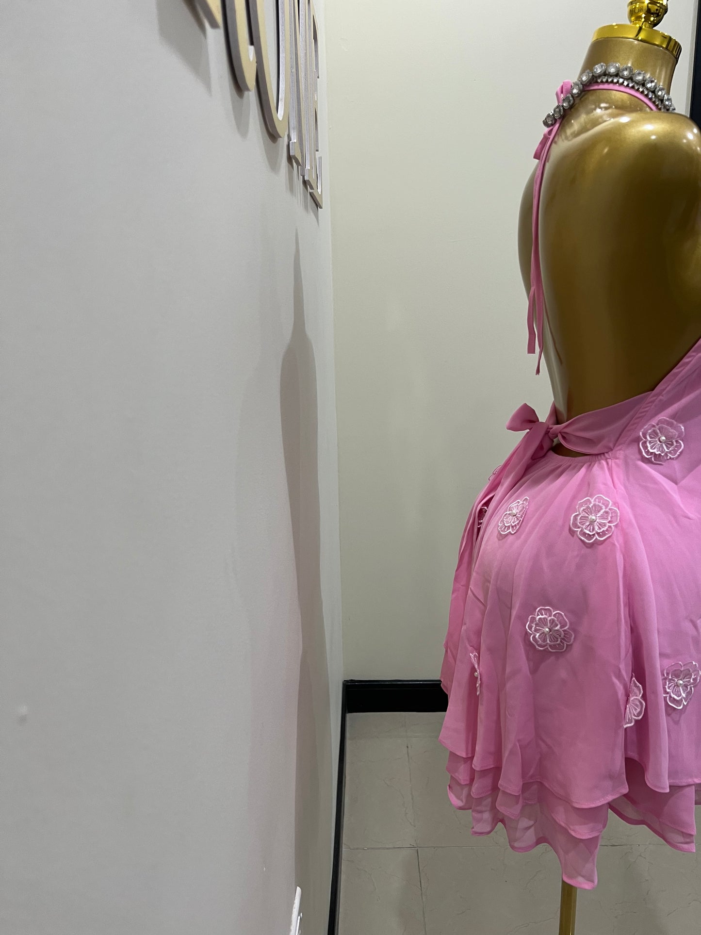 Rumi Petal Dress (Pink)