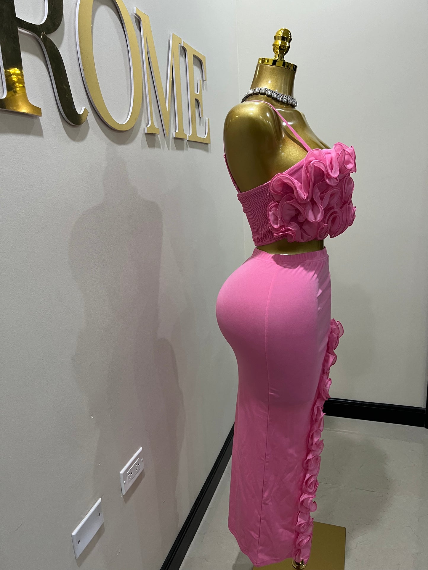 Bloom Skirt Set (Pink)