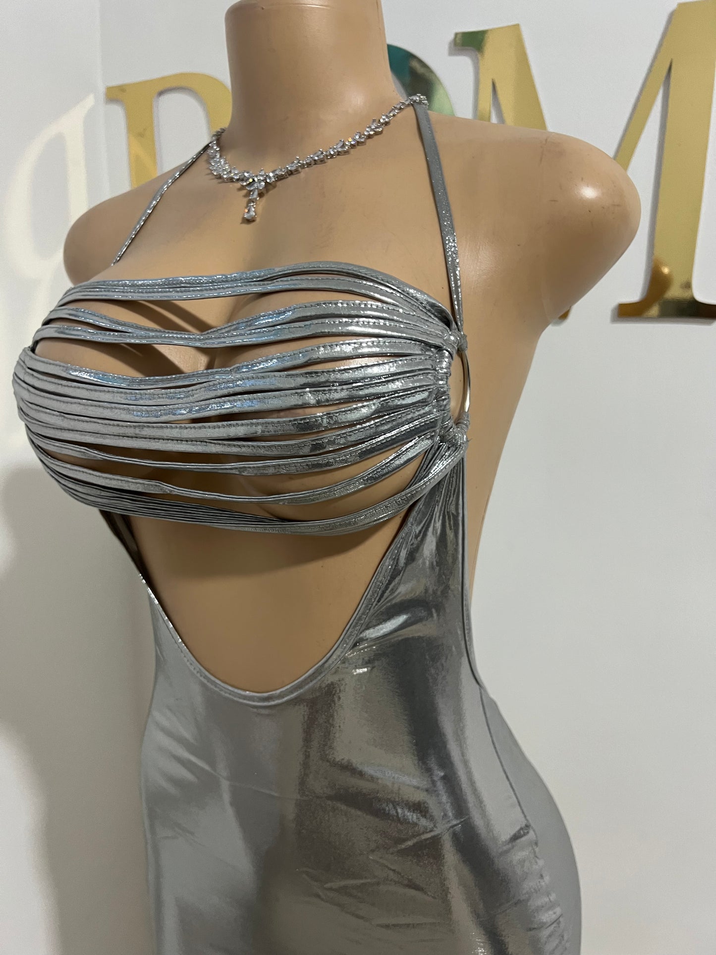 Ella Tassel Dress (Silver)