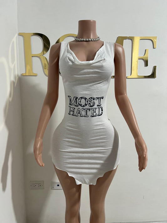 Jayda Chain Dress (White)