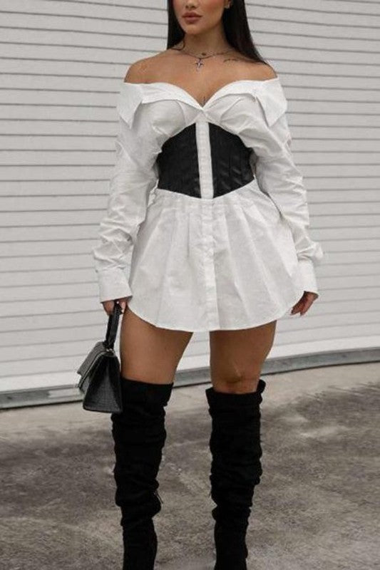 Leah Classic Shirt Dress