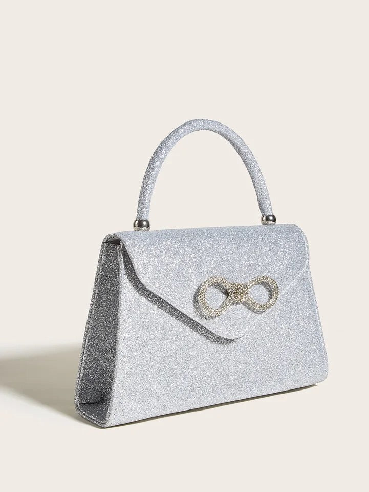 Bow Sprinkles Bag (Silver)