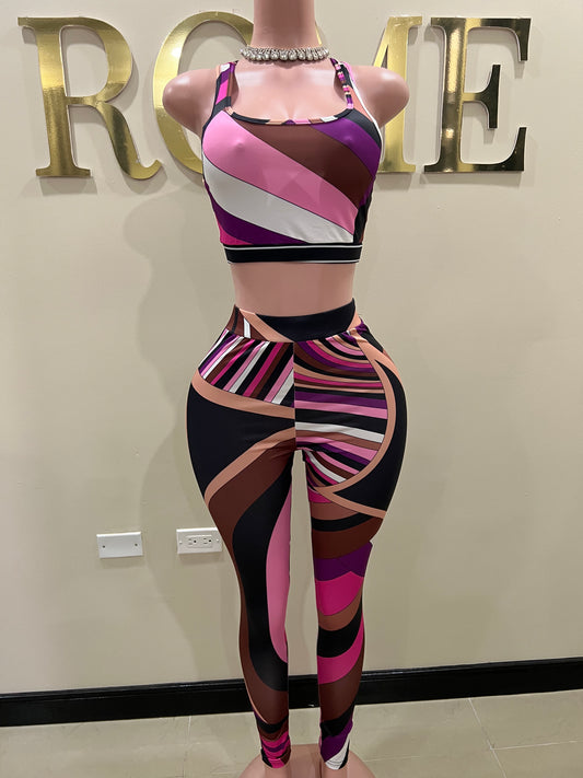 Dream Tights Pants Set (Pink)