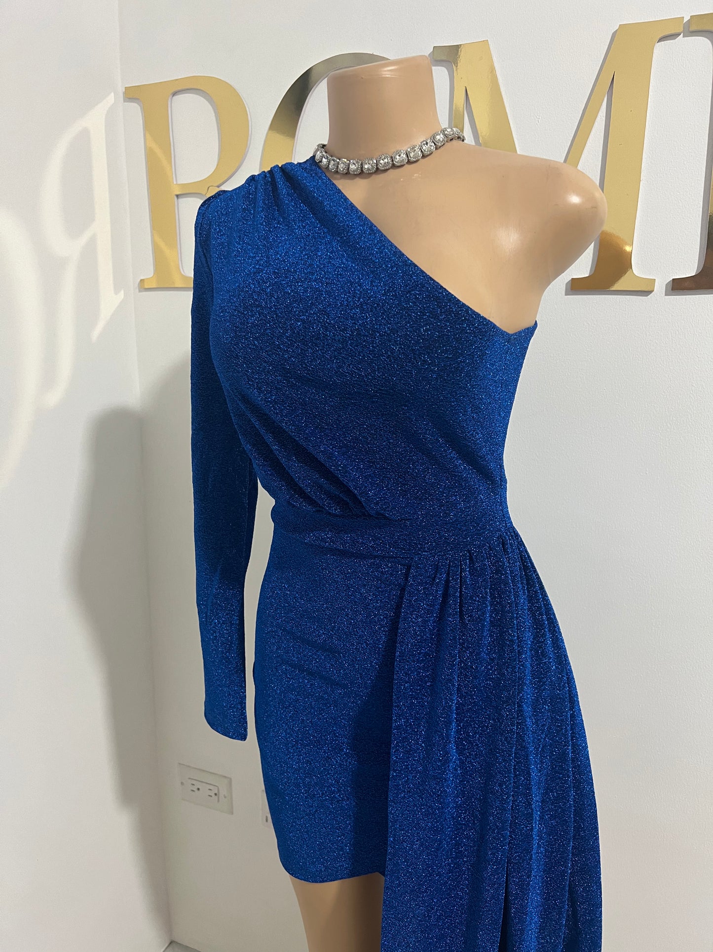 Allegra Elegant Dress (Blue)