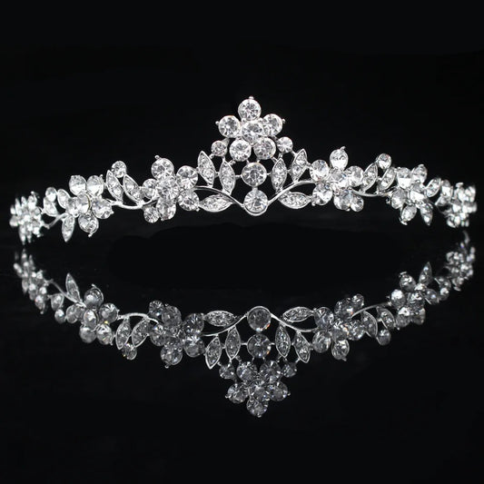 Kerry Belle Crystal Tiara (Silver)