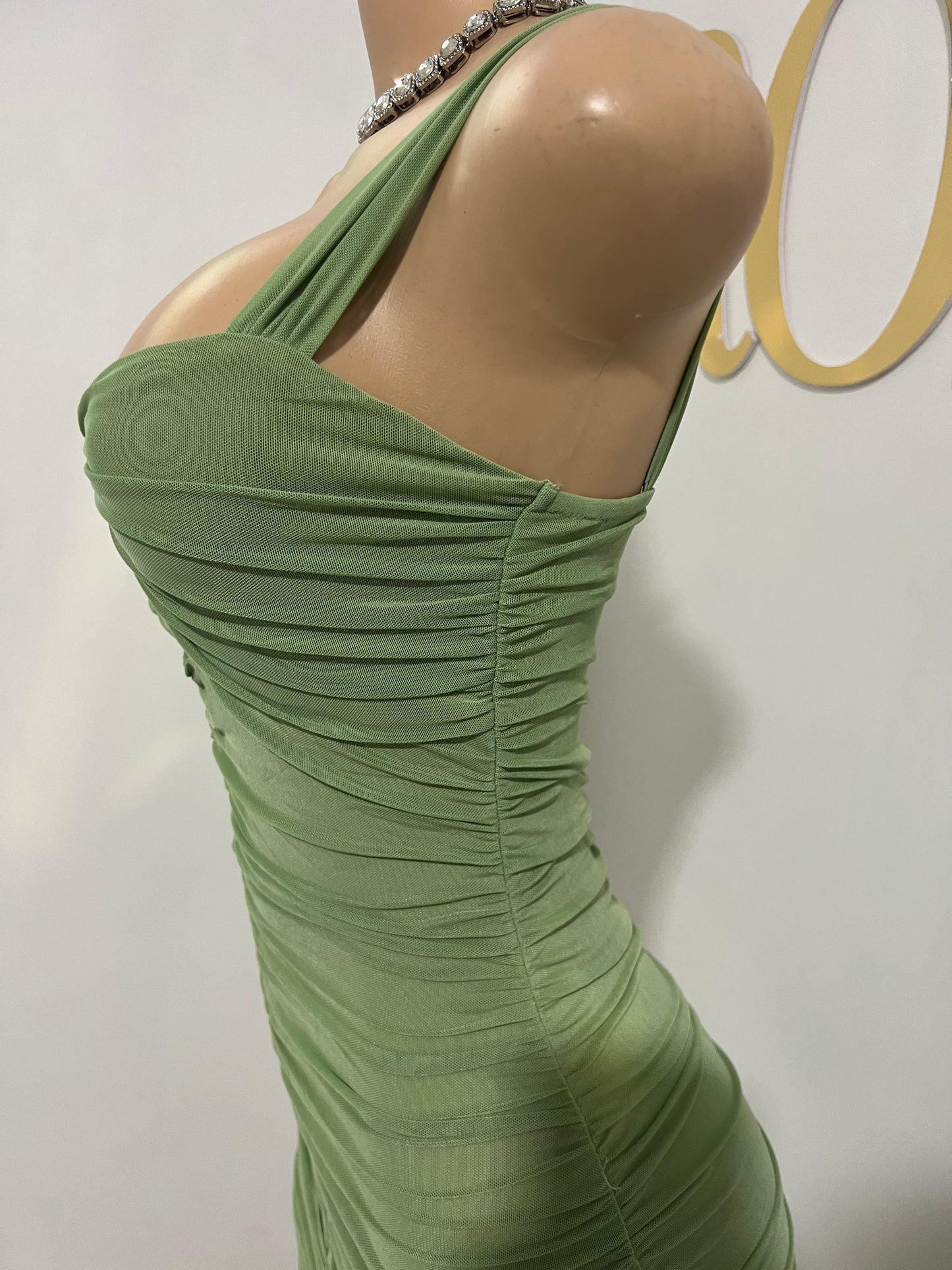 Sophie Dress (Mint Pastel Green)