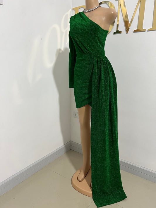 Allegra Elegant Dress (Green)