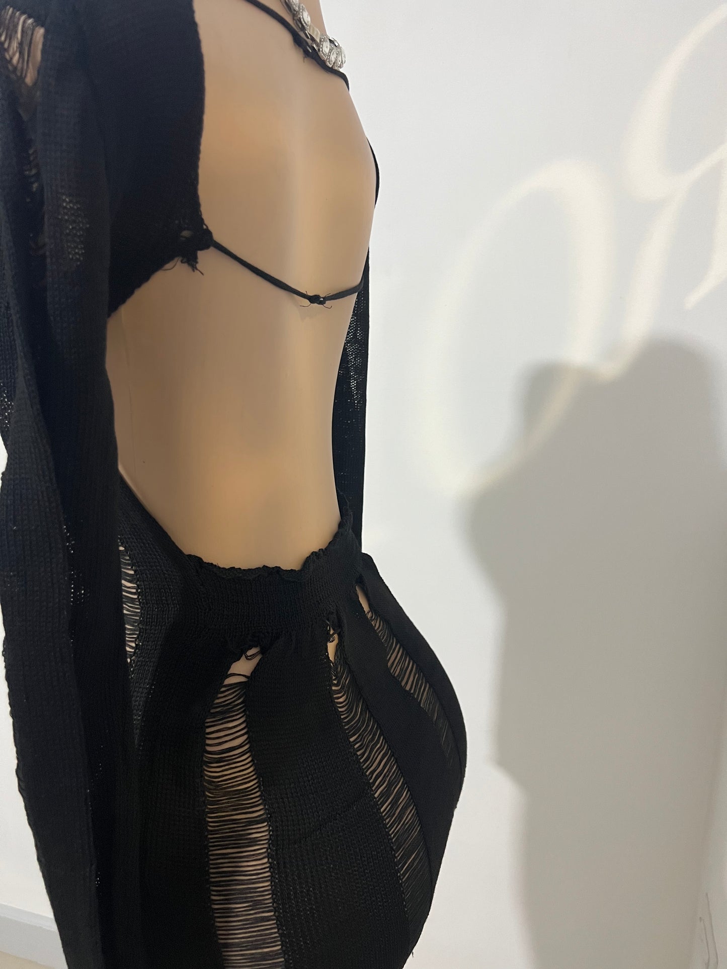 Zuri Backless Dress (Black)