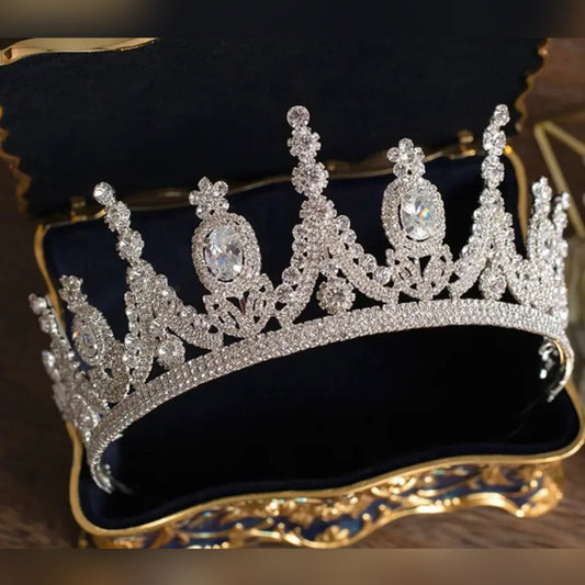 Paris Crystal Crown (Silver)