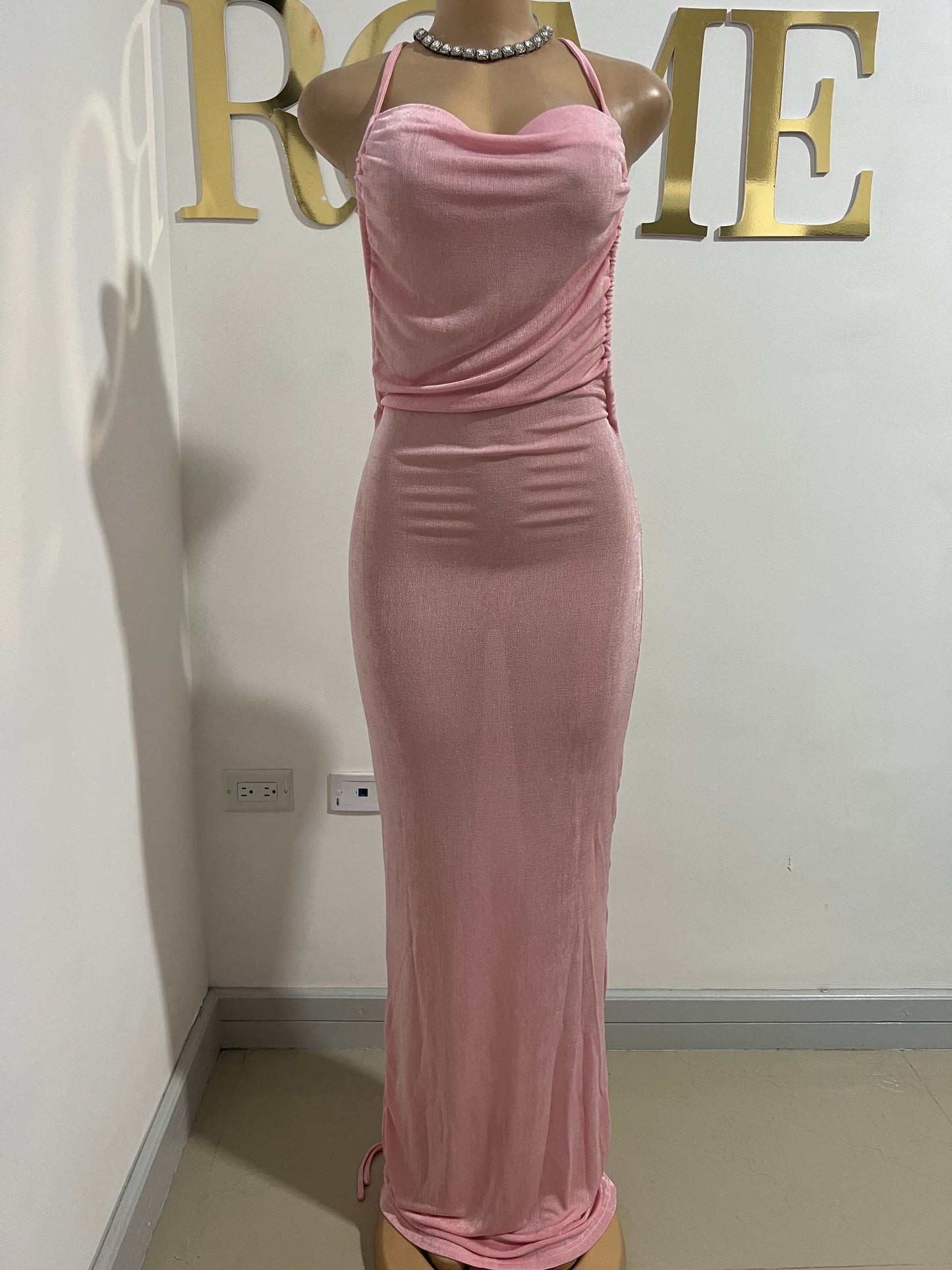 Carey Princess Dress (Light Pink)