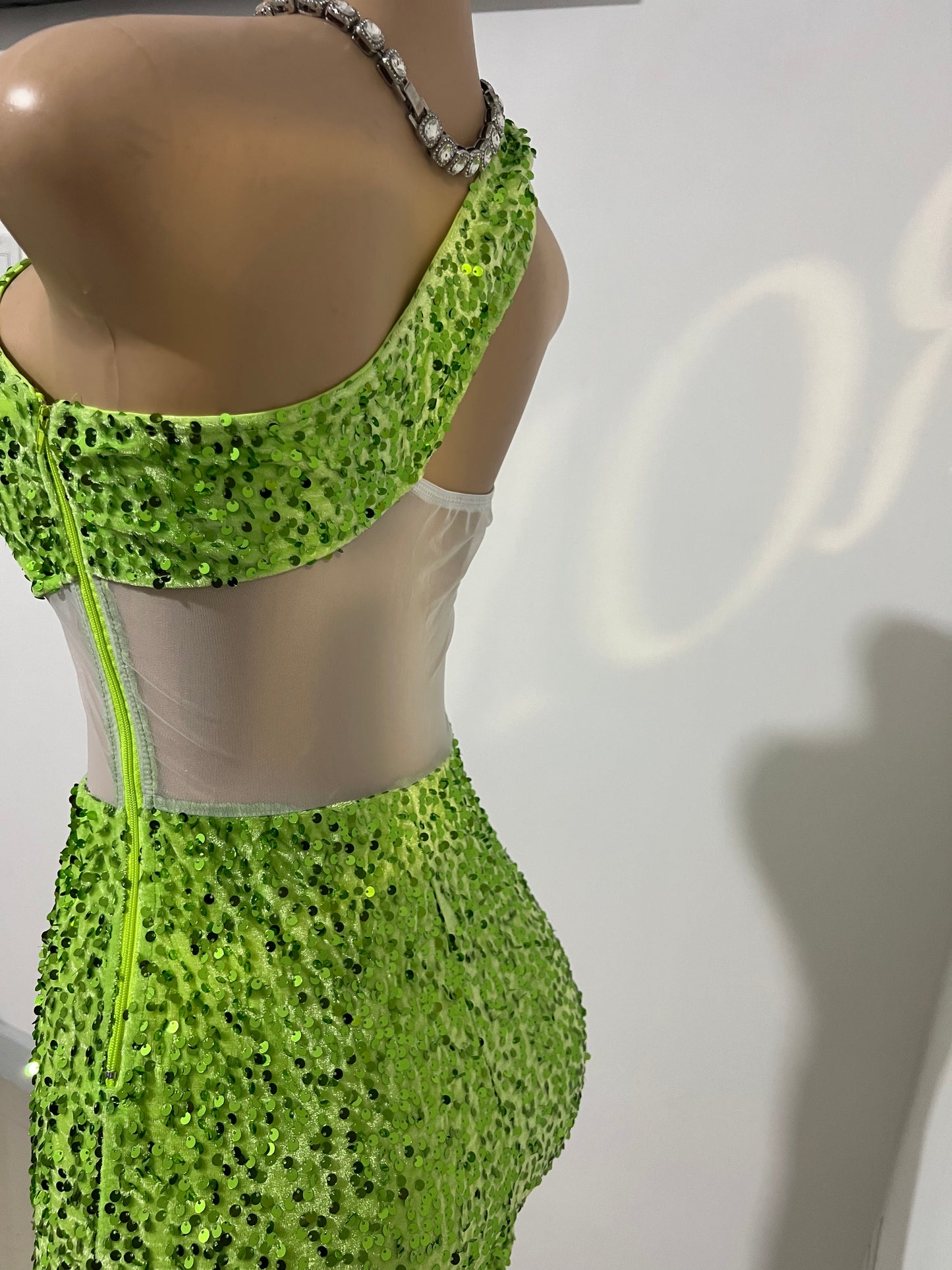 Ciara Sequin Dress (Green)