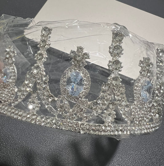 Paris Crystal Crown (Silver)