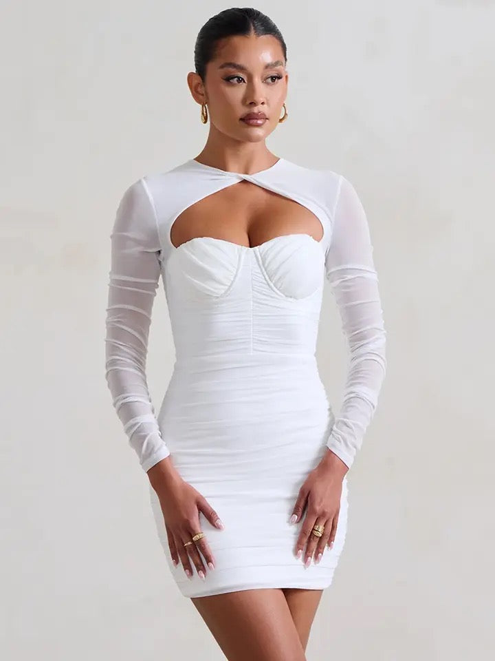 Alison Mini Dress (White)