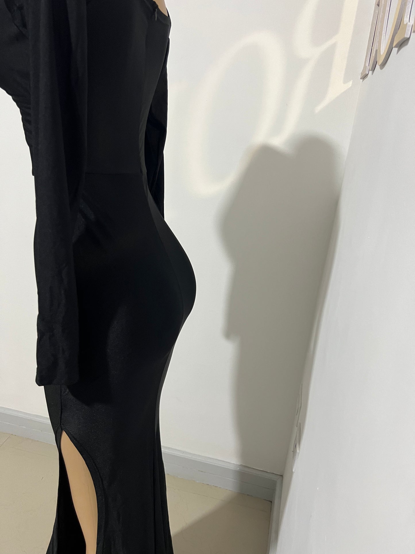 Kerry Long Sleeve Dress (Black)