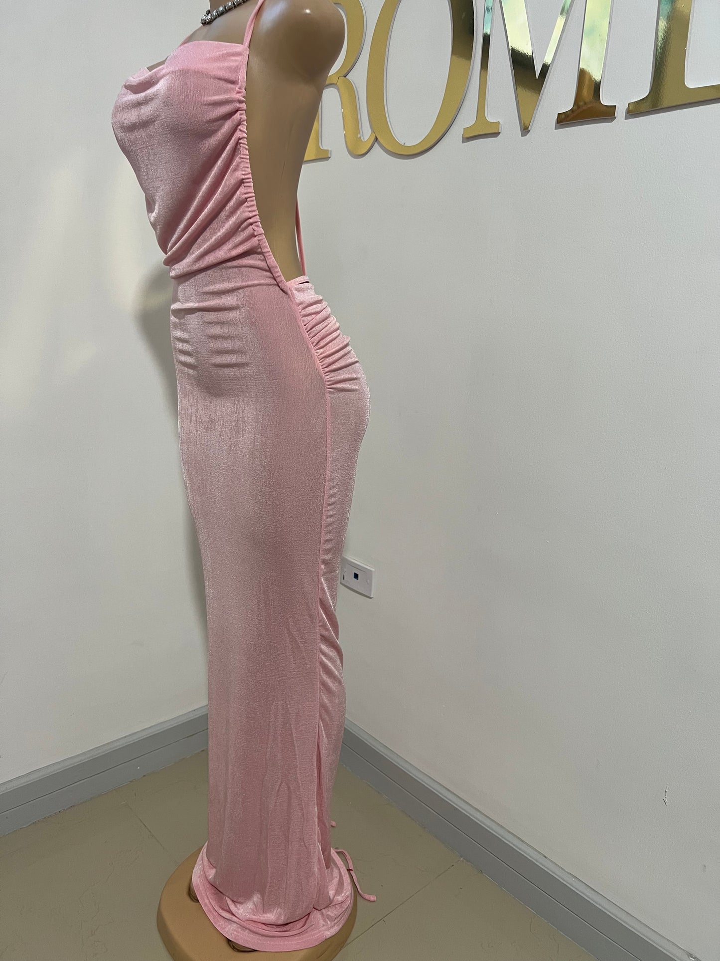 Carey Princess Dress (Light Pink)