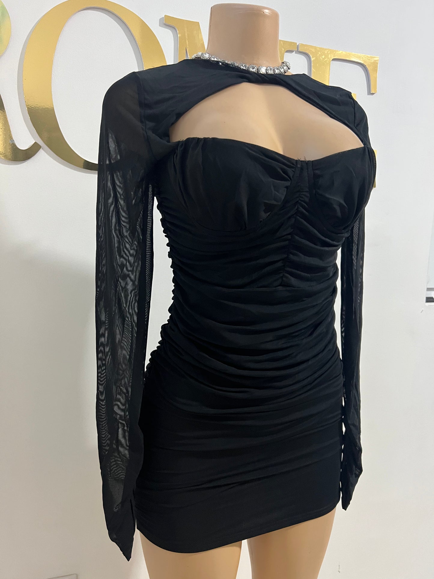 Alison Mini Dress (Black)