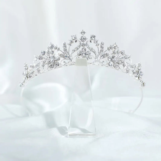 Cherri Crystal Tiara (Silver)