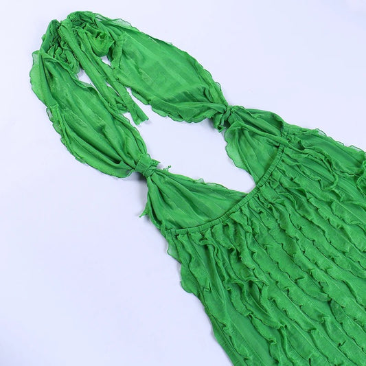 Lily Mini Dress (Green)