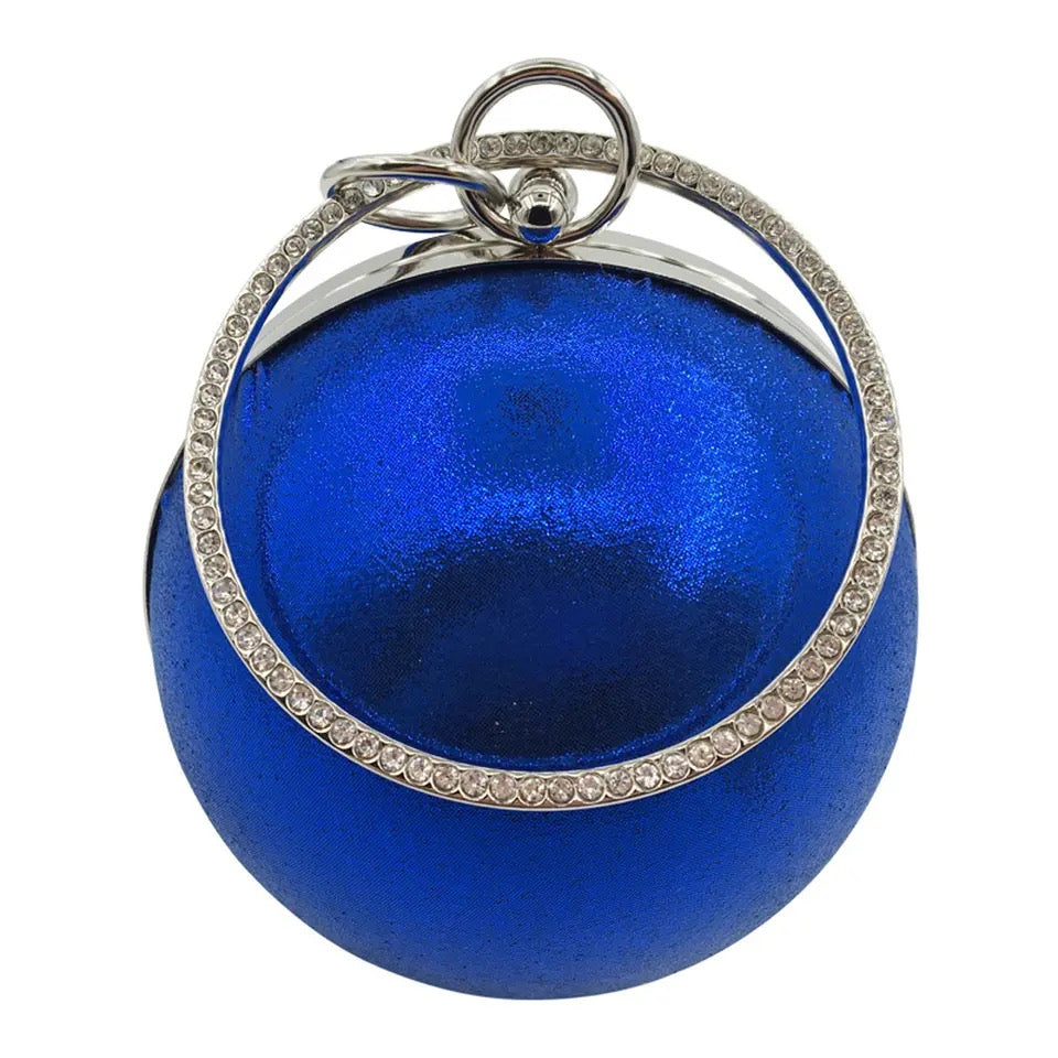 Amy Round Bag (Blue)