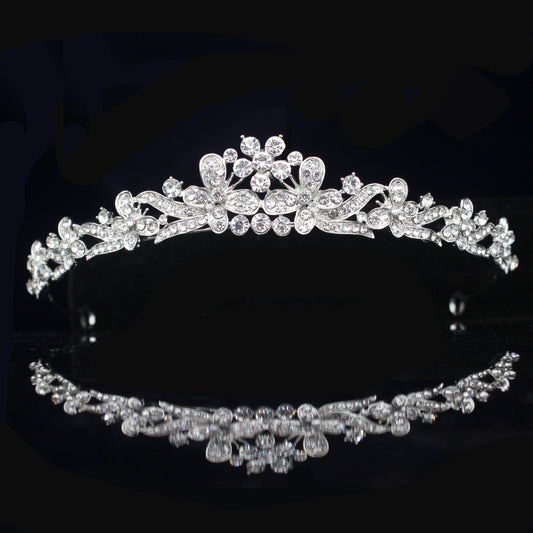 Amy Crystal Tiara (Silver)
