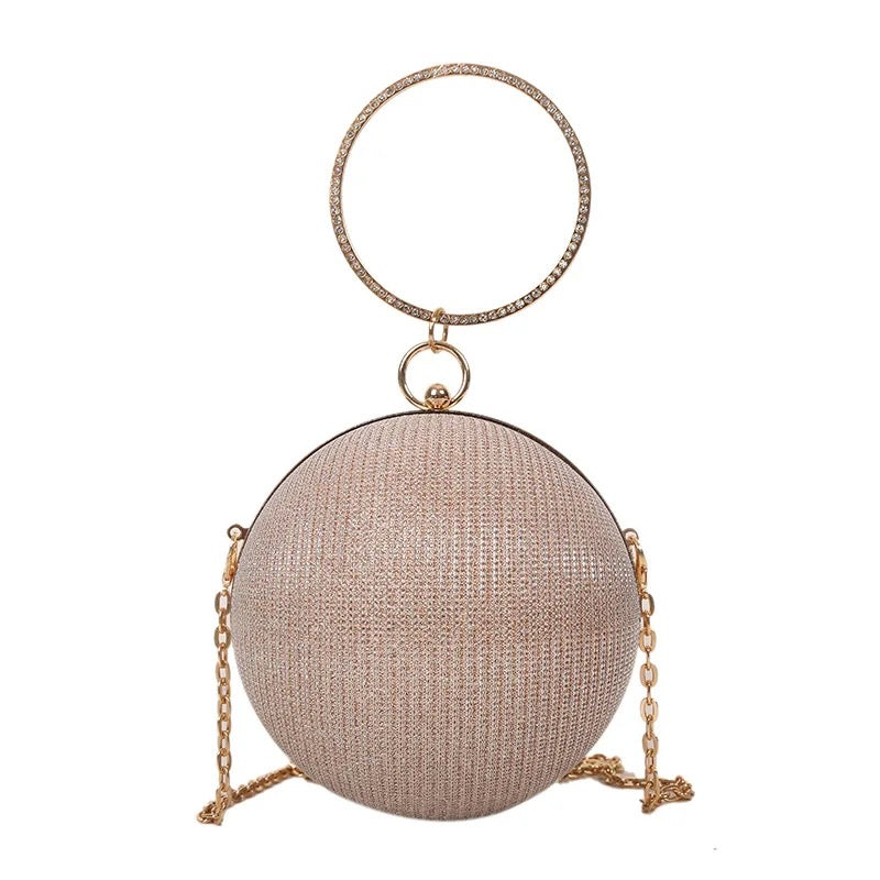 Cici Round Bag (Gold) – Rome Fashion House