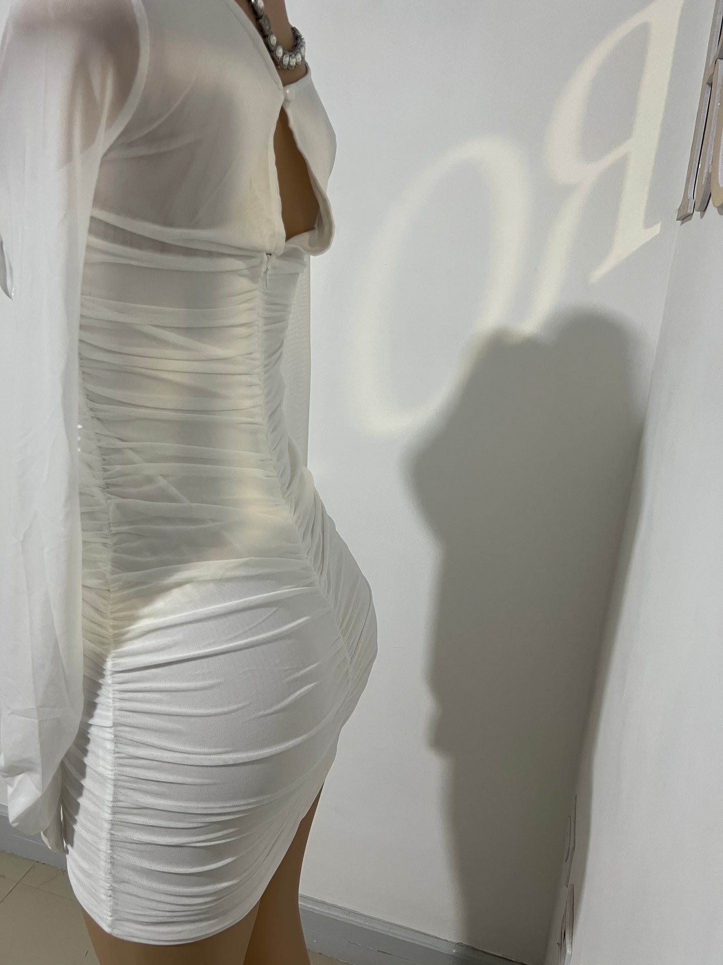 Alison Mini Dress (White)