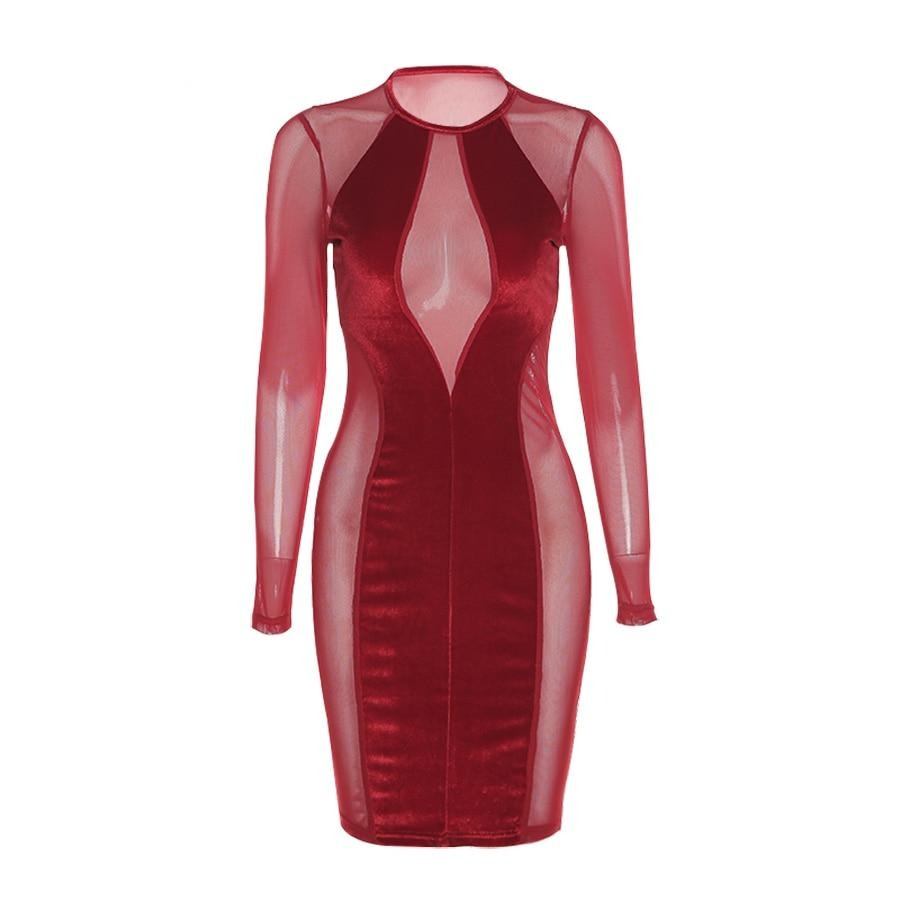 Velvet Rush Dress (Red)