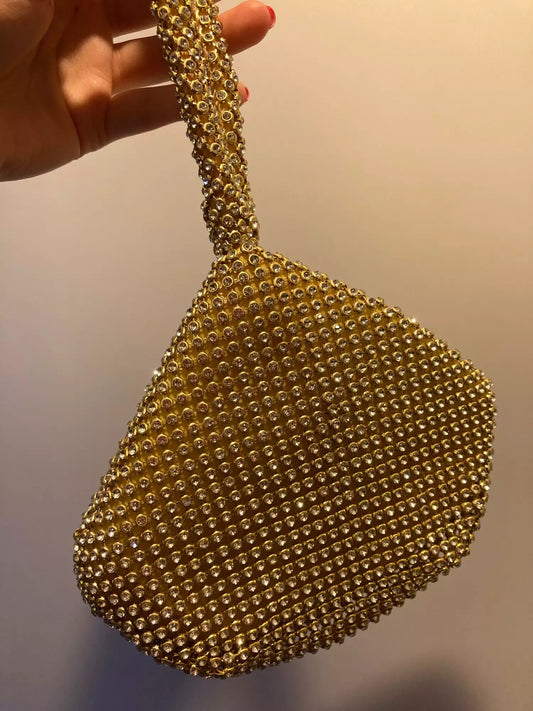 Jade Crystal Bag (Gold)