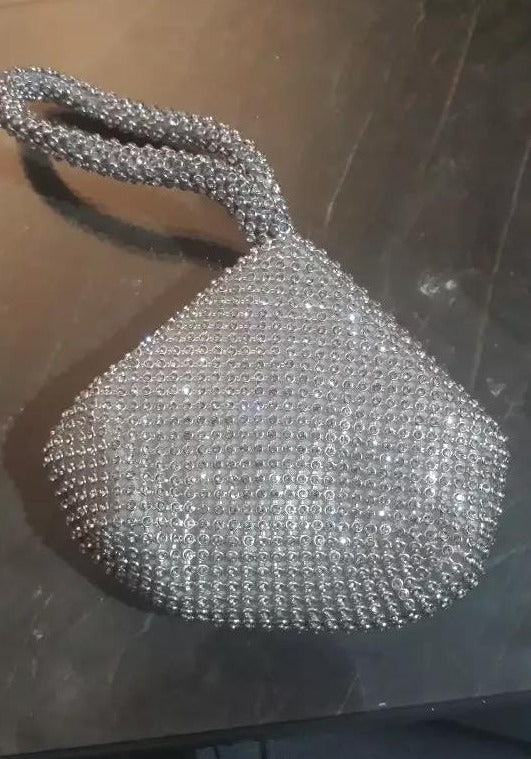 Jade Crystal Bag (Silver)
