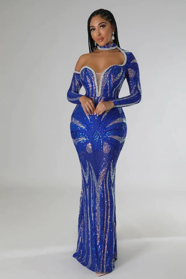 Naomi Dress (Blue)