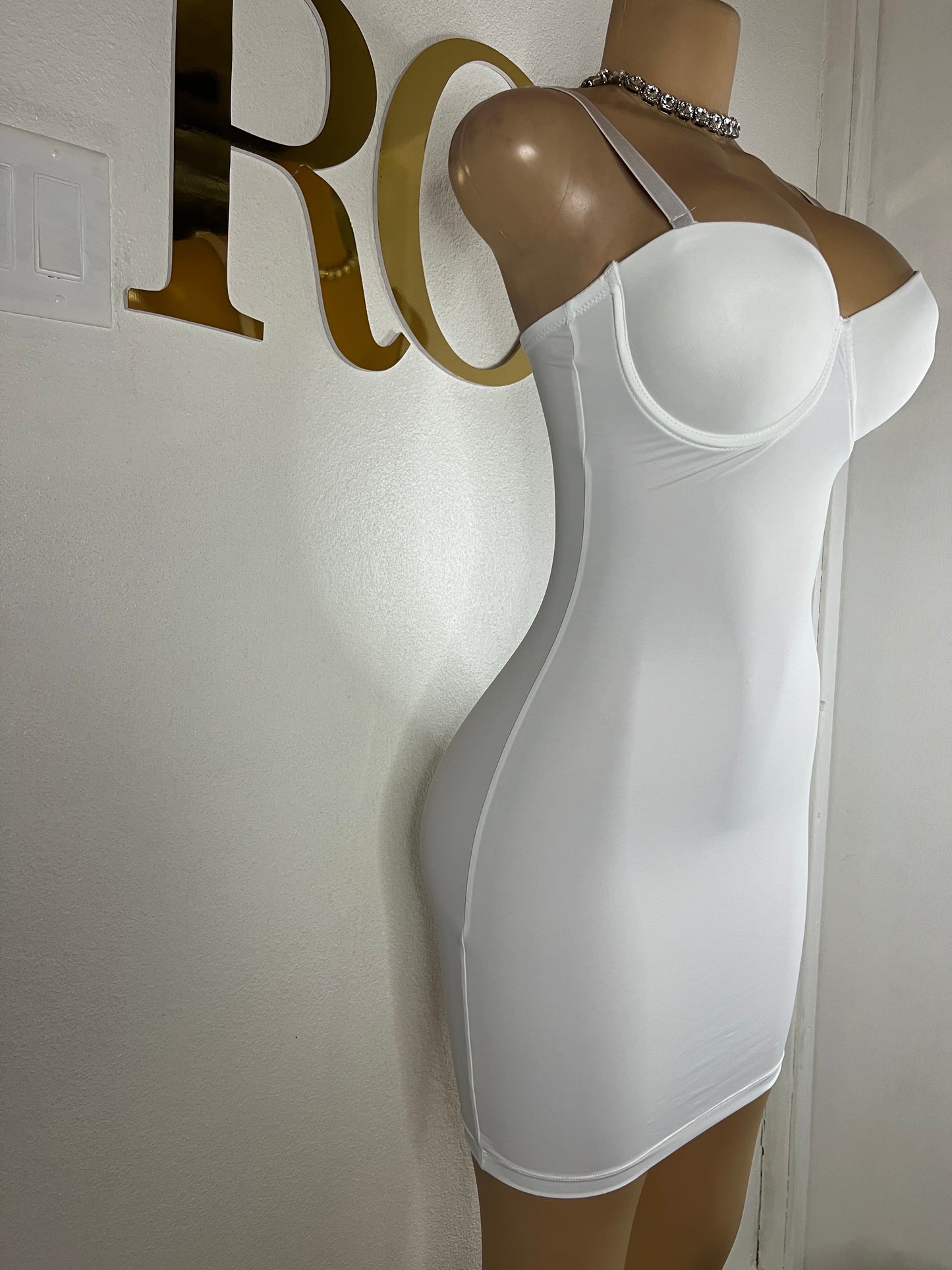 Shapewear Dress (White)