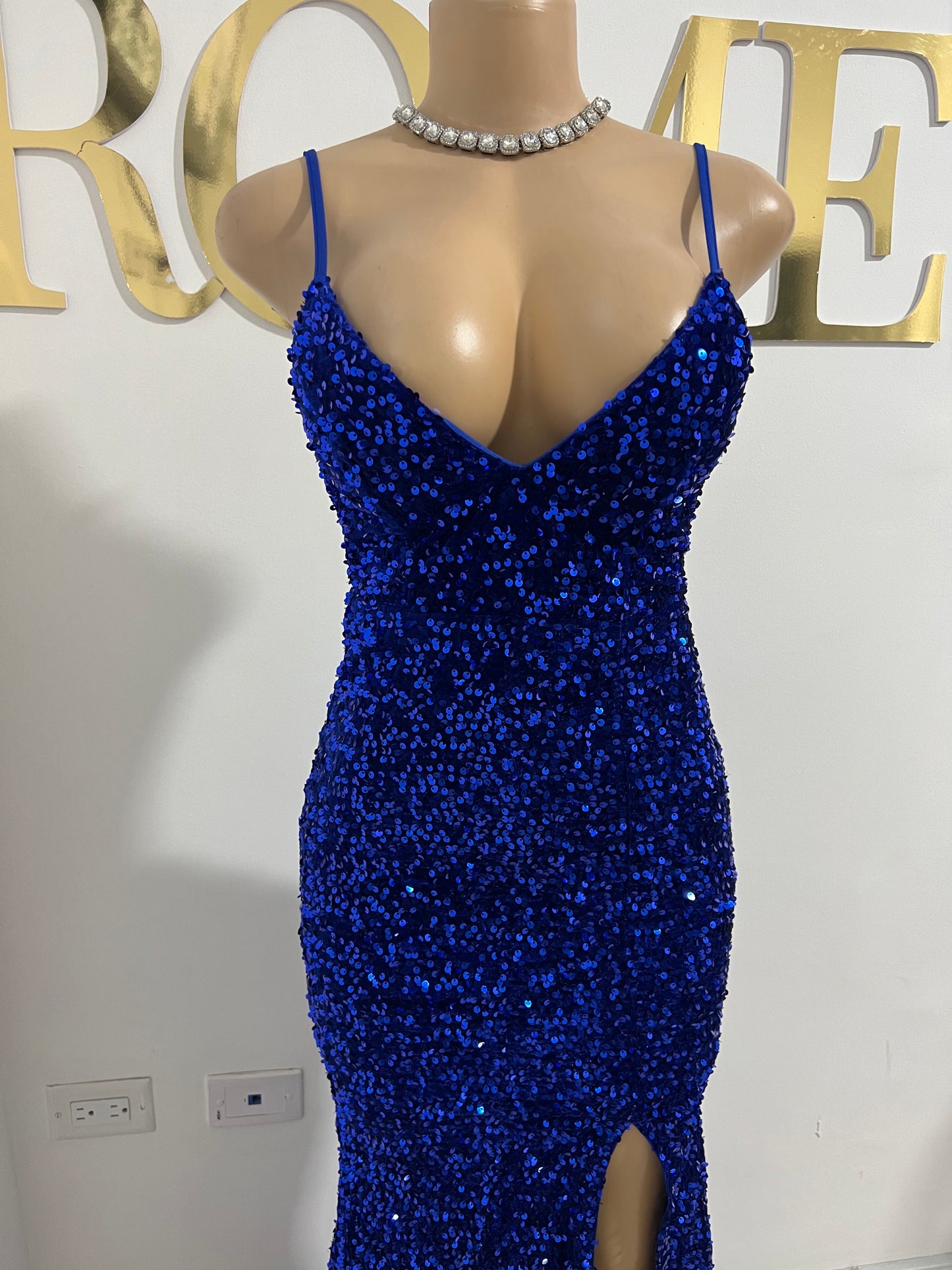 Beyoncé Glam Dress (Blue)