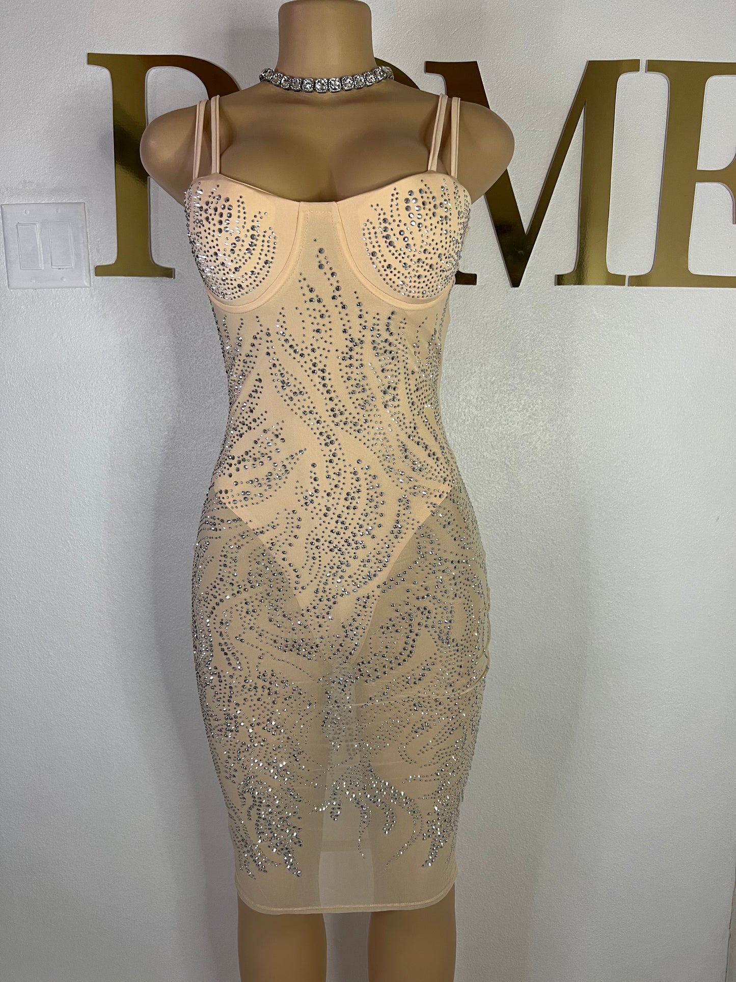 Delilah Dress (Nude)