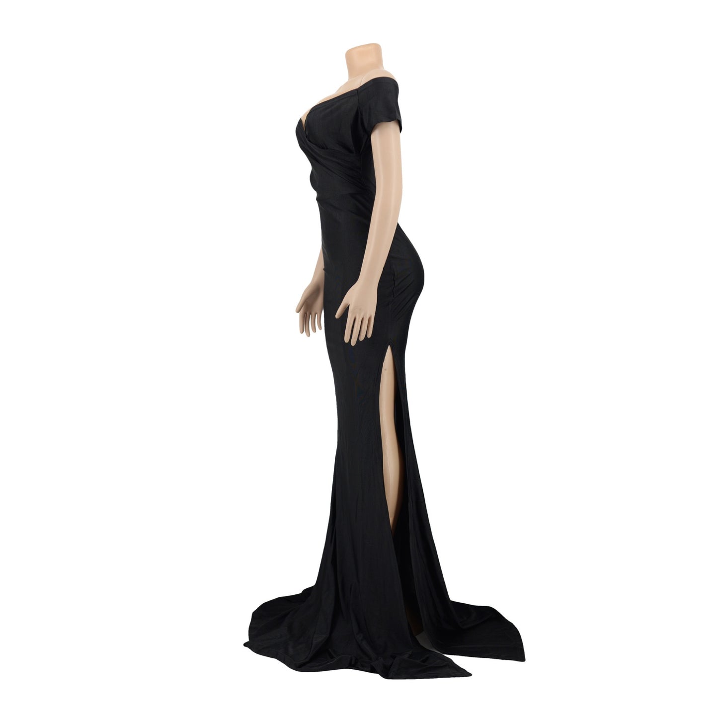 Kerry Short Sleeve Dress (Black)