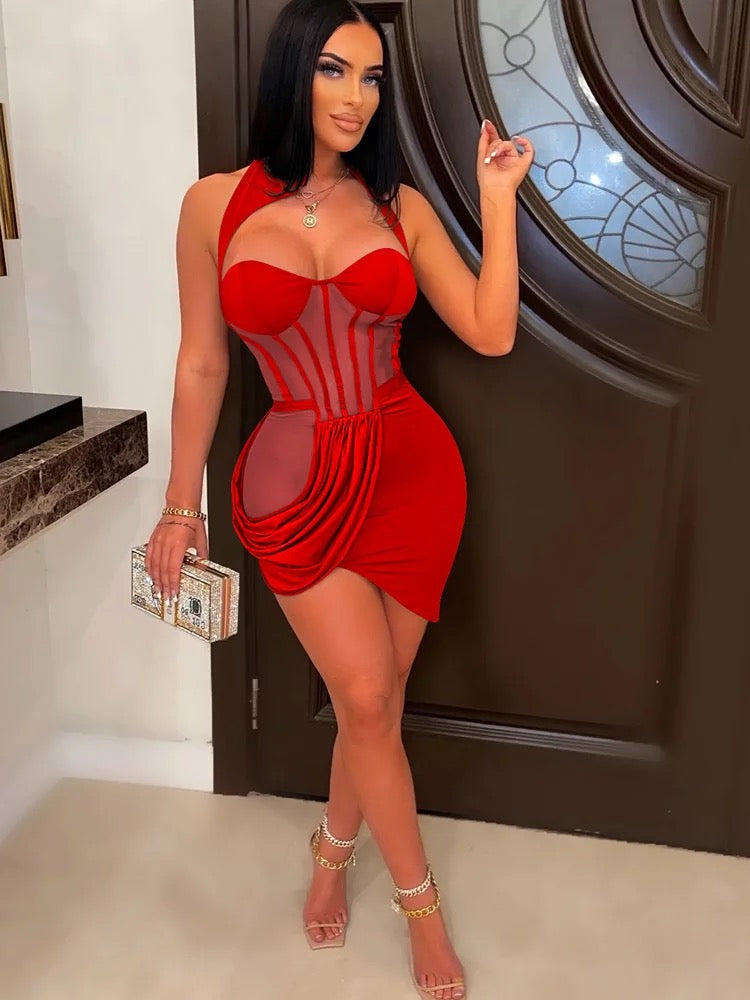 Ciara Dress (Red)