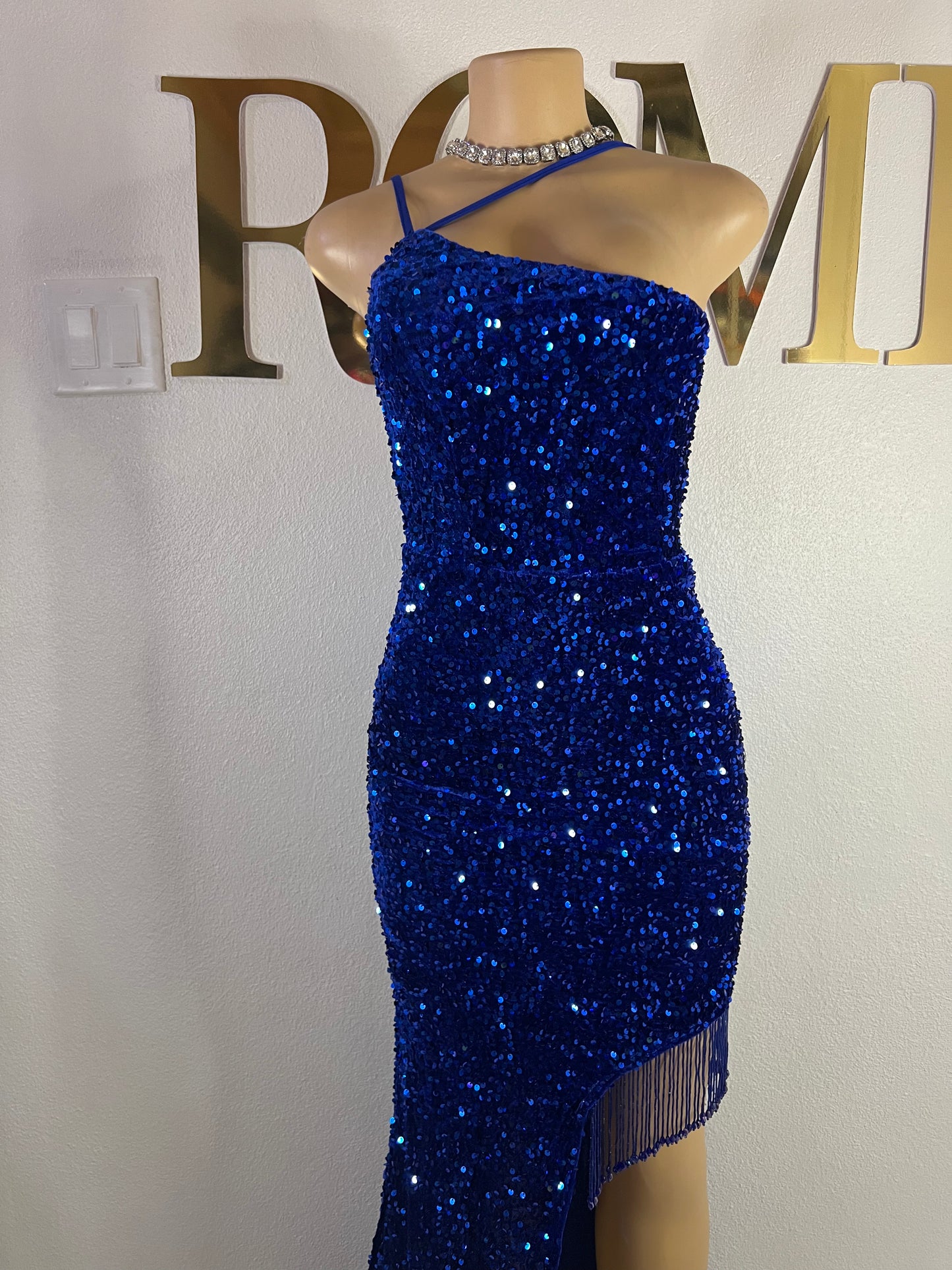 Kayan Glam Dress (Blue)