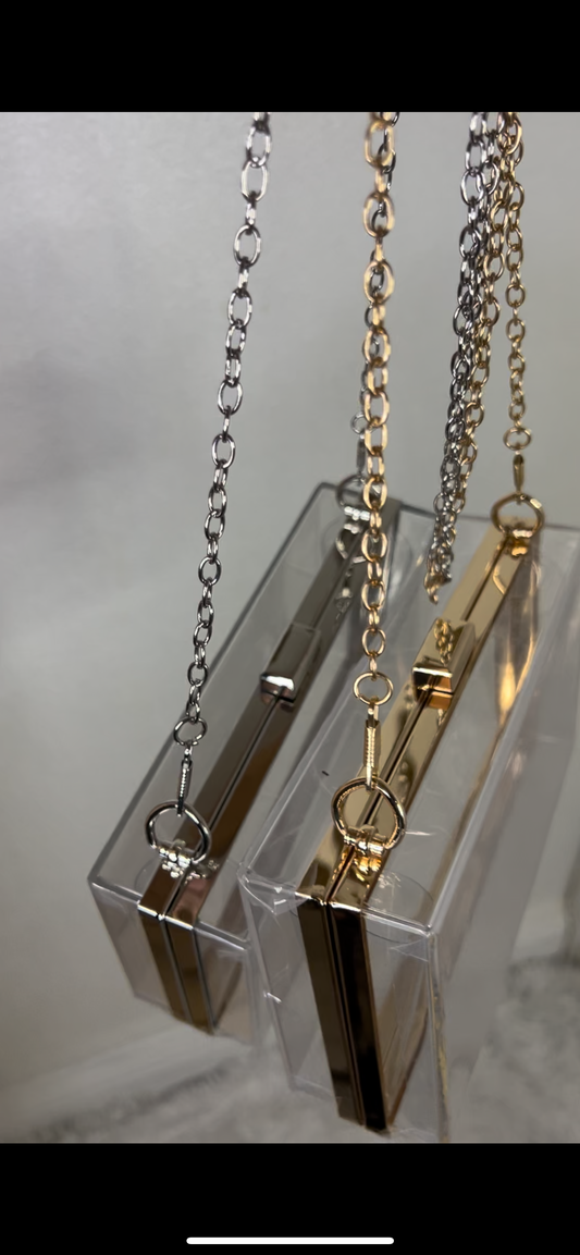 Truth Transparent Purse (Gold)