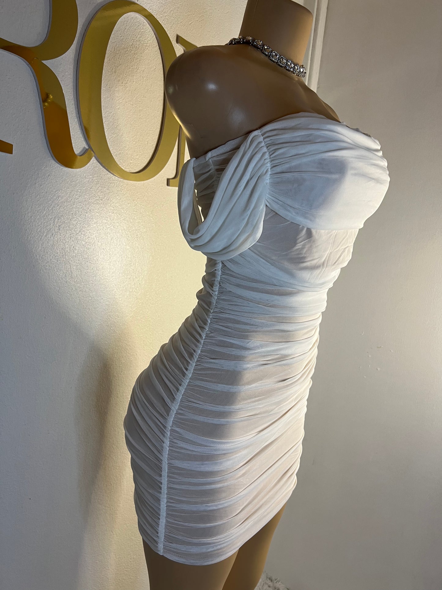 Porsha Evening Dress (White)