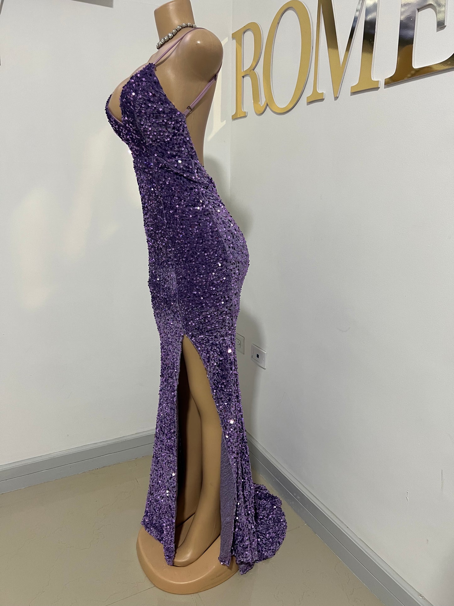 Beyoncé Glam Dress (Purple)
